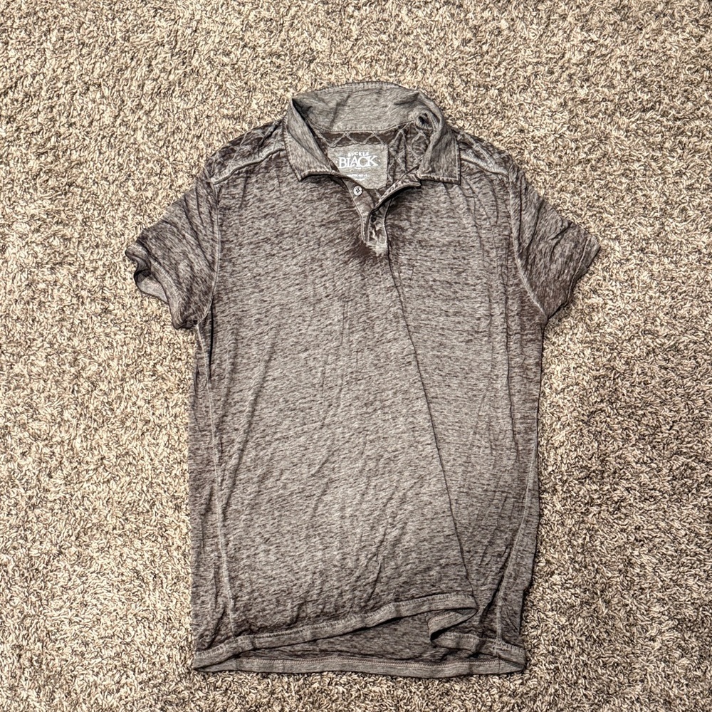 Buckle Heather Gray Polo Shirt